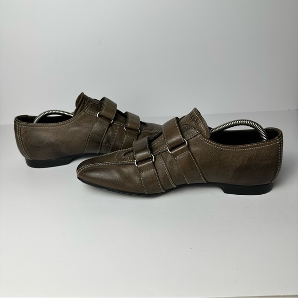 Men’s Prada Brown Leather Loafers Strap 8.5 US, 7.5 UK - Picture 6 of 8